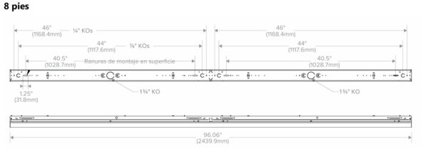 Luminaria LED ALV3 albeo